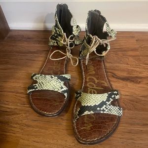 Sam Edelman lace up sandals